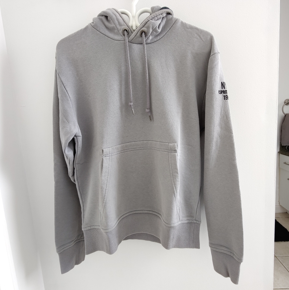 Men's Esprit grey hooded sweatshirt M